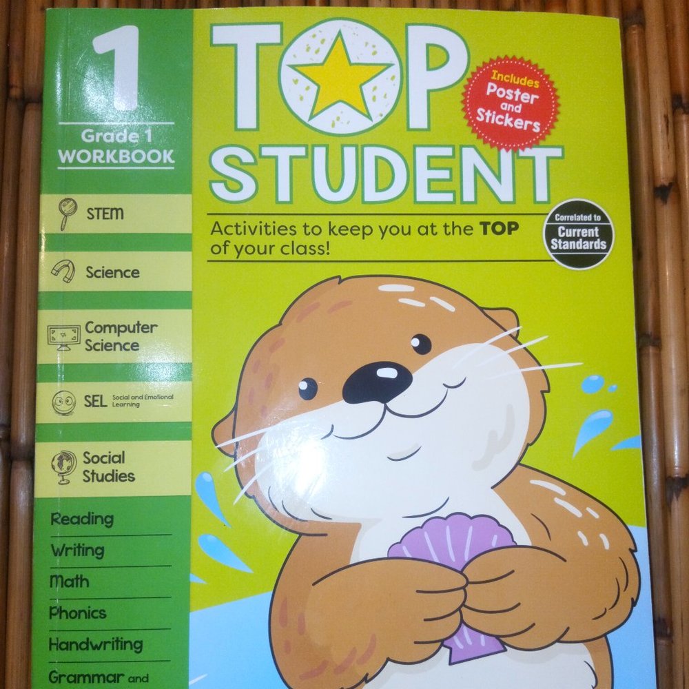 Top Student Grade 1 Workbook NEW